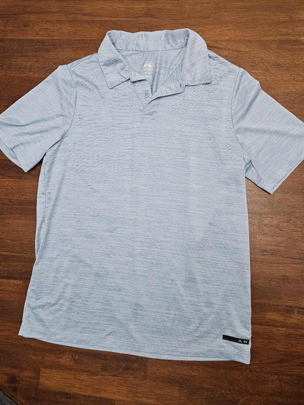 Athletic Works Pale Blue Short-Sleeve Polo